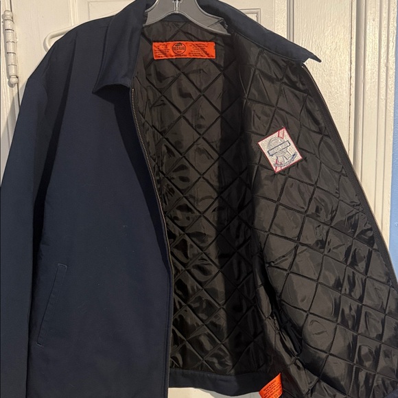 Pabst Blue Ribbon Classic Red Kap PBR Navy Blue Men's Jacket - Picture 5 of 9